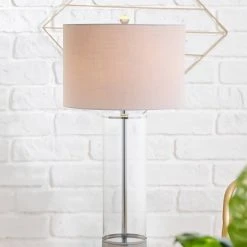 JONATHAN Y 29" Glass Harper Table Lamp (Includes LED Light Bulb) Clear - JONATHAN Y 7 JONATHAN Y 29" Glass Harper Table Lamp (Includes LED Light Bulb) Clear - JONATHAN Y -Desk Lamps sales shop unnamed file 1009
