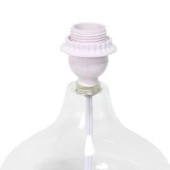 Glass Raindrop Table Lamp with Fabric Shade White - Simple Designs 12 Glass Raindrop Table Lamp with Fabric Shade White - Simple Designs -Desk Lamps sales shop unnamed file 1028