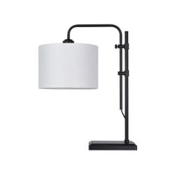 Knox Adjustable Shaded Table Lamp Black - Threshold™