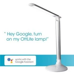 Command Desk Lamp Voice USB (Includes LED Light Bulb) White - OttLite -Desk Lamps sales shop unnamed file 1070