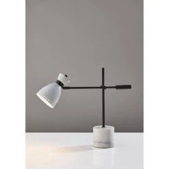Sadie Desk Lamp White - Adesso