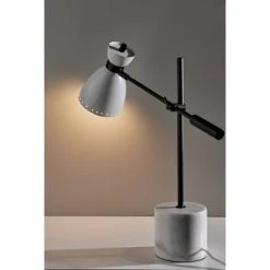 Sadie Desk Lamp White - Adesso 8 Sadie Desk Lamp White - Adesso -Desk Lamps sales shop unnamed file 1073