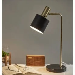 23.25" Emmett Collection Desk Lamp Black - Adesso -Desk Lamps sales shop unnamed file 1093