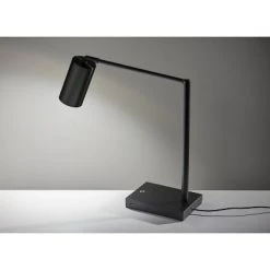 15.5" x 32.5" Colby Desk Lamp (Includes LED Light Bulb) Black - Adesso -Desk Lamps sales shop unnamed file 1106