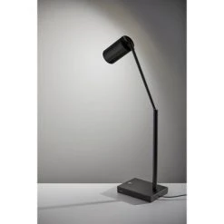 15.5" x 32.5" Colby Desk Lamp (Includes LED Light Bulb) Black - Adesso -Desk Lamps sales shop unnamed file 1108