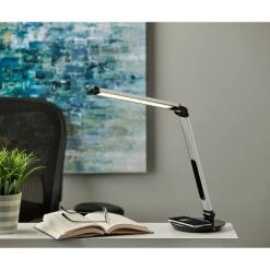 26.5" Rodney Charge Wireless Charging Multi-Function Desk Lamp (Includes LED Light Bulb) Silver - Adesso 11 26.5" Rodney Charge Wireless Charging Multi-Function Desk Lamp (Includes LED Light Bulb) Silver - Adesso -Desk Lamps sales shop unnamed file 1126