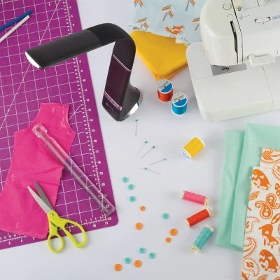 Recharge Desk Lamp (Includes LED Light Bulb) Black - OttLite 2 Recharge Desk Lamp (Includes LED Light Bulb) Black - OttLite - Image 2