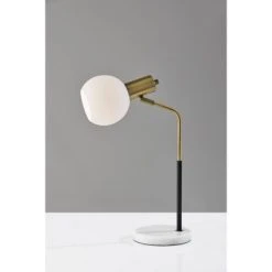 Corbin Desk lamp Antique Brass Black - Adesso