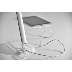 16.25" Lennox Multi-Function Desk Lamp (Includes LED Light Bulb) White - Adesso -Desk Lamps sales shop unnamed file 1204
