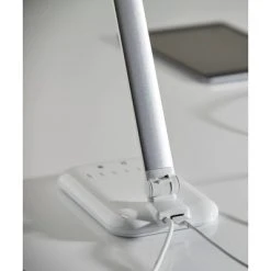 16.25" Lennox Multi-Function Desk Lamp (Includes LED Light Bulb) White - Adesso -Desk Lamps sales shop unnamed file 1206