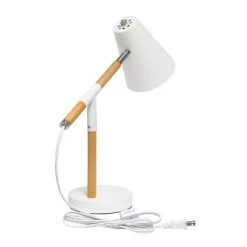 Wooden Pivot Desk Lamp White - Simple Designs -Desk Lamps sales shop unnamed file 1214