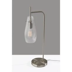 Layla Desk Lamp Brushed Steel - Adesso
