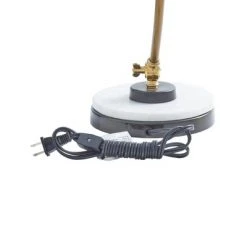 Olivia & May 16" Iron and Marble Task Lamp Black - Olivia & May -Desk Lamps sales shop unnamed file 1247