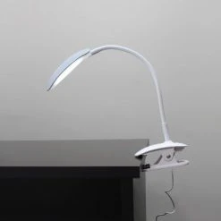 LED Flexi Rounded Clip Light Table Lamp (Includes LED Light Bulb) - Simple Designs Gray -Desk Lamps sales shop unnamed file 1254