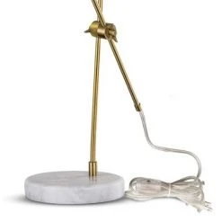 23" Metal Desk Lamp with Marble Base Bronze - Crystal Art Gallery -Desk Lamps sales shop unnamed file 1268