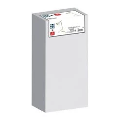 Globe Electric 22" Zelda Matte White Desk Lamp with Gold Accents and White Fabric Cord - Novogratz x Globe -Desk Lamps sales shop unnamed file 1285