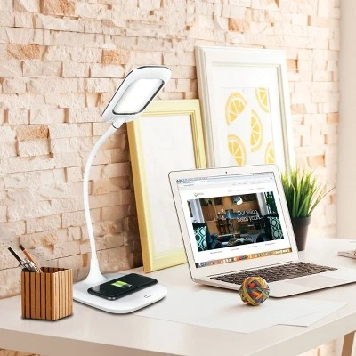 OttLite Desk Lamp with Wireless Charging (Includes LED Light Bulb) - Prevention 5 OttLite Desk Lamp with Wireless Charging (Includes LED Light Bulb) - Prevention - Image 5