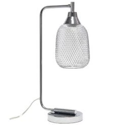 Industrial Mesh Desk Lamp Chrome - Lalia Home -Desk Lamps sales shop unnamed file 1325