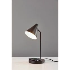 19.5" Oliver Charge Desk Lamp Black - Adesso 8 19.5" Oliver Charge Desk Lamp Black - Adesso -Desk Lamps sales shop unnamed file 1334
