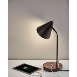 19.5" Oliver Charge Desk Lamp Black - Adesso 9 19.5" Oliver Charge Desk Lamp Black - Adesso -Desk Lamps sales shop unnamed file 1335