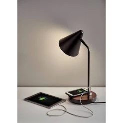 19.5" Oliver Charge Desk Lamp Black - Adesso 10 19.5" Oliver Charge Desk Lamp Black - Adesso -Desk Lamps sales shop unnamed file 1336