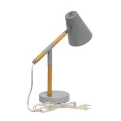 Wooden Pivot Desk Lamp Gray - Simple Designs -Desk Lamps sales shop unnamed file 1343