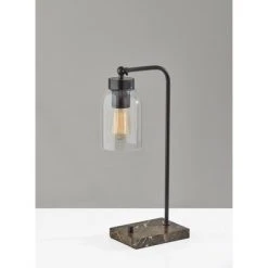 Bristol Desk Lamp (Includes Light Bulb) Black - Adesso