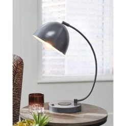 Austbeck Desk Lamp Gray - Signature Design by Ashley