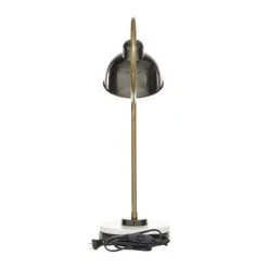 Olivia & May 22" Iron and Marble Task Lamp Black - Olivia & May -Desk Lamps sales shop unnamed file 1419