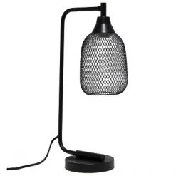 Industrial Mesh Desk Lamp Matte Black - Lalia Home 11 Industrial Mesh Desk Lamp Matte Black - Lalia Home -Desk Lamps sales shop unnamed file 1443