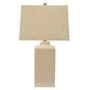 26.5" Kennedy Ceramic Desk Lamp White - Decor Therapy
