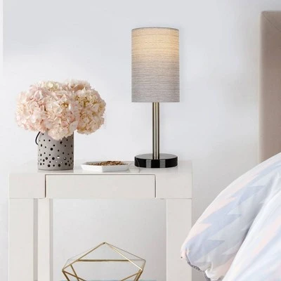 14" Marble Mini Accent Desk Lamp Nickel - Cresswell Lighting 7 14" Marble Mini Accent Desk Lamp Nickel - Cresswell Lighting - Image 7