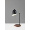 Jude Walnut Desk Lamp Black - Adesso