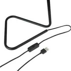 LED 12" Arden Desk Lamp with USB Cable Matte Black (Includes LED Light Bulb) - Globe Electric -Desk Lamps sales shop unnamed file 1487