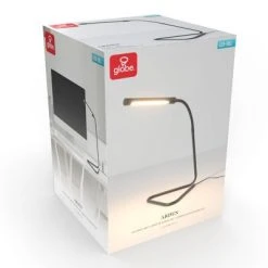 LED 12" Arden Desk Lamp with USB Cable Matte Black (Includes LED Light Bulb) - Globe Electric -Desk Lamps sales shop unnamed file 1489