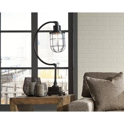 Jae Desk Lamp Antique Black - Signature Design by Ashley 5 Jae Desk Lamp Antique Black - Signature Design by Ashley - Image 5