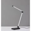 16.25" Lennox Multi-Function Desk Lamp (Includes LED Light Bulb) Black - Adesso