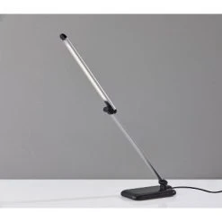 16.25" Lennox Multi-Function Desk Lamp (Includes LED Light Bulb) Black - Adesso -Desk Lamps sales shop unnamed file 1504