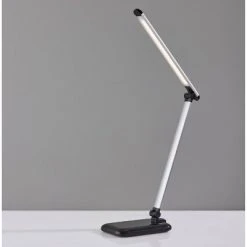 16.25" Lennox Multi-Function Desk Lamp (Includes LED Light Bulb) Black - Adesso -Desk Lamps sales shop unnamed file 1506
