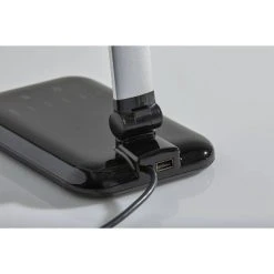 16.25" Lennox Multi-Function Desk Lamp (Includes LED Light Bulb) Black - Adesso -Desk Lamps sales shop unnamed file 1512
