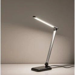 16.25" Lennox Multi-Function Desk Lamp (Includes LED Light Bulb) Black - Adesso -Desk Lamps sales shop unnamed file 1516