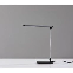 16.25" Lennox Multi-Function Desk Lamp (Includes LED Light Bulb) Black - Adesso -Desk Lamps sales shop unnamed file 1519