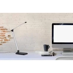 16.25" Lennox Multi-Function Desk Lamp (Includes LED Light Bulb) Black - Adesso -Desk Lamps sales shop unnamed file 1524