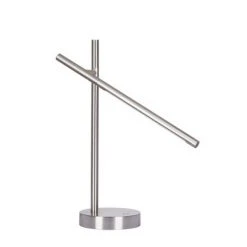 17.75" Desk Lamp Brushed Nickel (Includes LED Light Bulb) - Cresswell Lighting -Desk Lamps sales shop unnamed file 1537