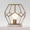 Geometric with Marble Accent Lamp Brass - Project 62
