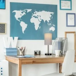 14" Marble Mini Accent Desk Lamp (Includes LED Light Bulb) Black - Cresswell Lighting -Desk Lamps sales shop unnamed file 1550