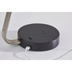 Louie Desk Lamp Silver - Adesso -Desk Lamps sales shop unnamed file 1560