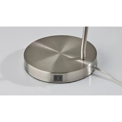 Cleo Desk Lamp Brushed Steel - Adesso 3 Cleo Desk Lamp Brushed Steel - Adesso - Image 3