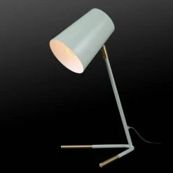 16" Novogratz Globe Dobby Desk Lamp with Gold Accents Matte Teal - Globe Electric -Desk Lamps sales shop unnamed file 1590