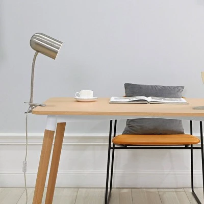 15" Carter Clip-Arm Desk Lamp with Adjustable Gooseneck - Globe Electric Matte Teal 1 15" Carter Clip-Arm Desk Lamp with Adjustable Gooseneck - Globe Electric Matte Teal